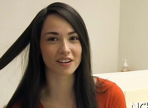Legal time teenager babe goes hardcore in advance casting draw up with gets pleasured