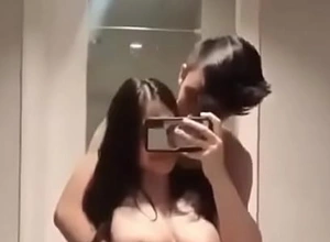 Lucky Indonesian Ladies' Fuck His Big Tits GF