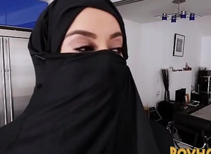 Muslim busty slut pov sucking and riding blarney less burka