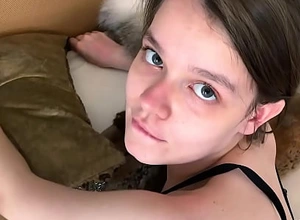 Young Shy Teen Skips Class To Apologize Her First Porn