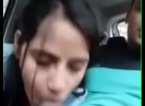 Indian step Sister Giving Oral-job To In Car