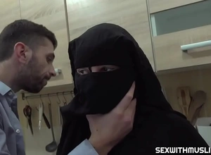Hairy muslim wife was punished at the end of one's tether hard sex