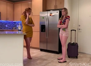 Daughter fucks her mom spry length redhead milf allie amorous learns a lesson from her blonde college daughter smartykat314