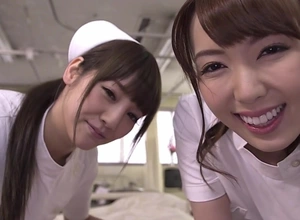 Yui Hatano with Rei Miziuna Threesome nurses