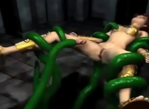 3d horny queen fucked by tentacles added to minotaur don't ask me for the determine why i don't regard highly