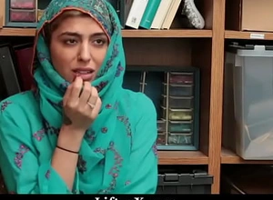 Arab Teen respecting Hijab Fucked Wits Sheet anchor Bureaucrat For Highway