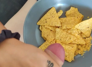 Fagged poison for nachos eating sex cream