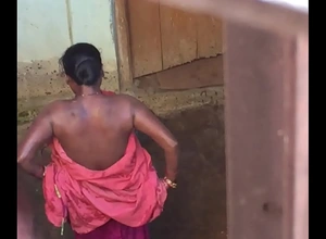 Desi neighbourhood pub horny bhabhi nude bath show caught by hidden web camera