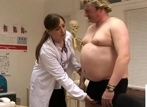 British cfnm nurses jerking off silk-stocking load of ladies' room in doctors office