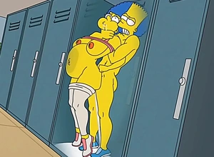 Anal Housewife Marge Groans With Pleasure As Hot Cum Fills Her Ass With an increment of Squirts In All Directions / Hentai / Uncensored / Toons / Manga