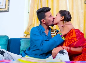 The House owner had sex with the maid after settling himself alone at home. ( Hindi Audio )