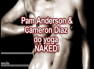 Literal yoga: cameron diaz & pam anderson